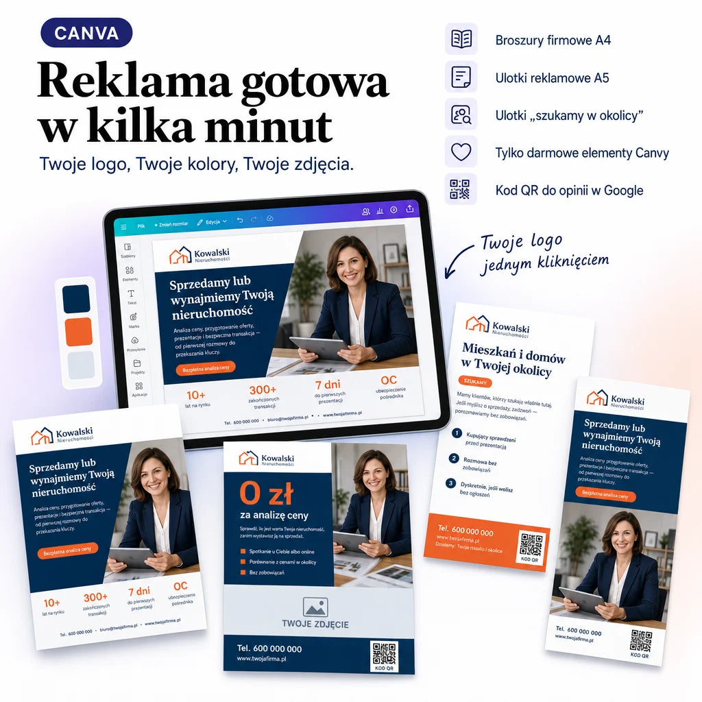 Planer agenta nieruchomości — oferty, kupujący, prezentacje