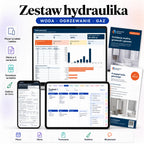 Zestaw hydraulika — woda, ogrzewanie, gaz